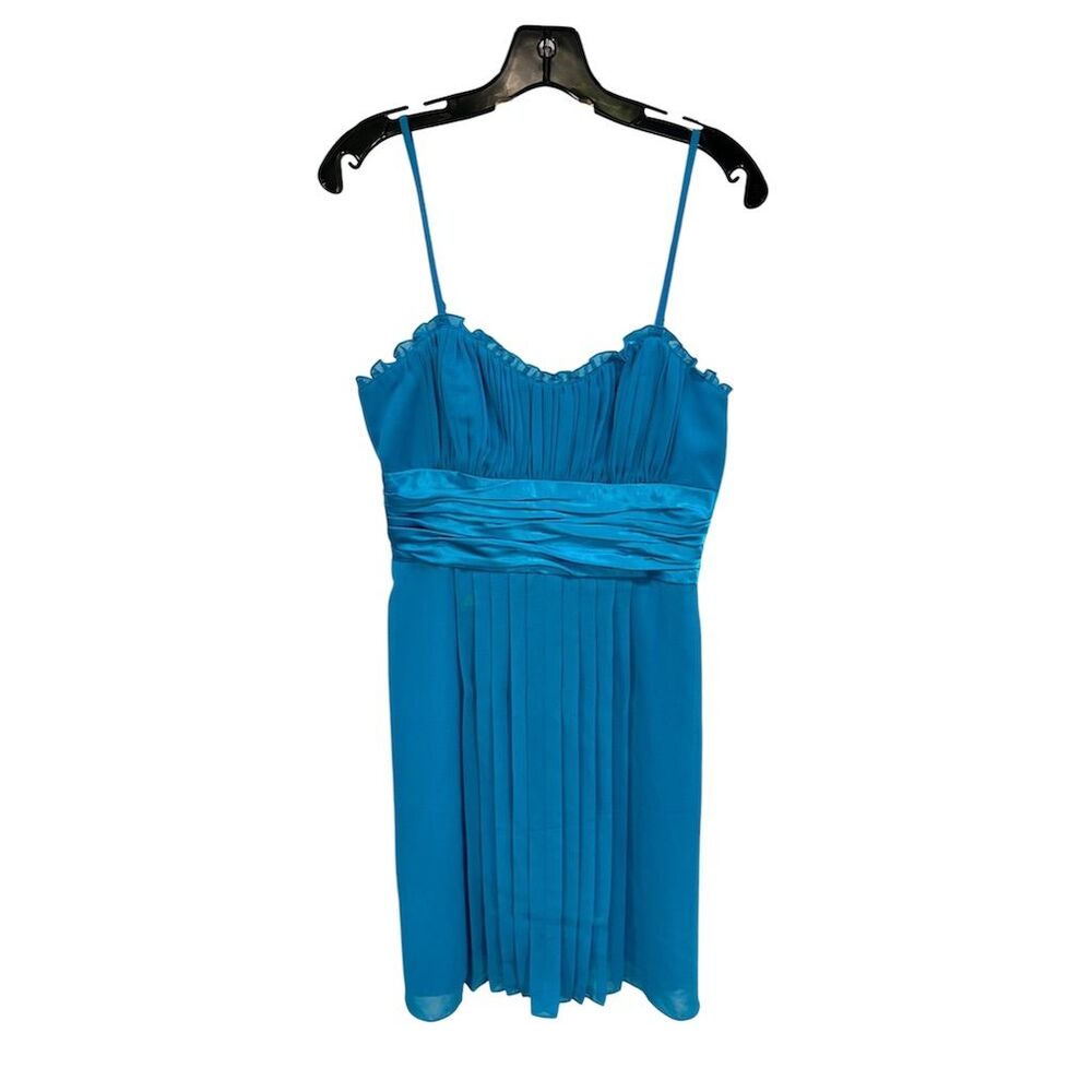 Democracy Women's Size 8 Blue Midi Dress Sleeveless Formal Elegant‎
